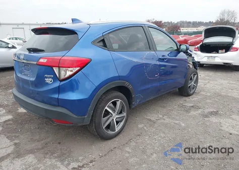 2022 Honda Hr-V Awd Ex-L from USA, damaged, VIN 3CZRU6H78NM727630